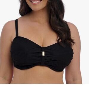 Fantasie Beach Waves Underwire Gathered Full Cup Bikini Top 34I NWT